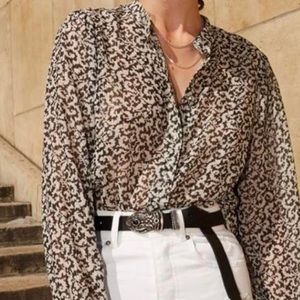 The Kooples - Baroque silk blouse